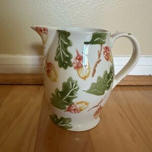 Staffordshire-England, glazed decorative/functional pottery w/oak leaves/acorns